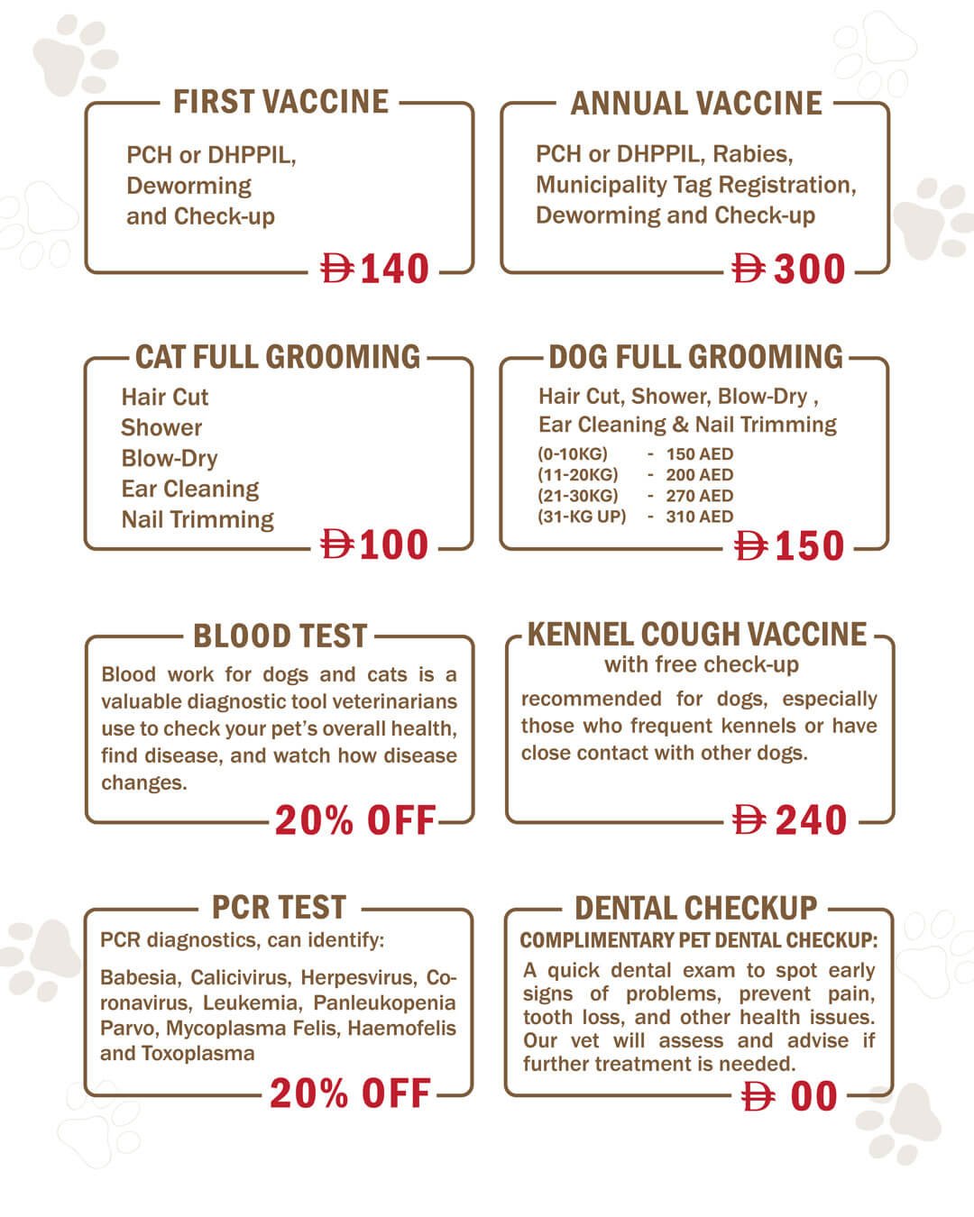 August Offer 2025 website 01 Veterinary Treatment Dubai