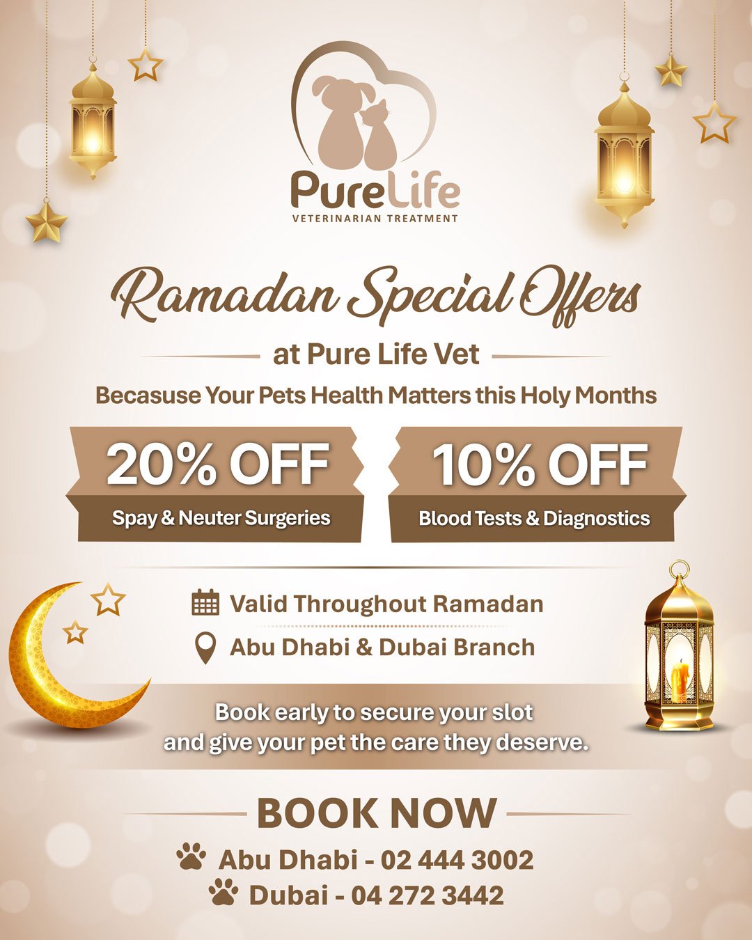 Ramadan Offer 2026 LOWRES Veterinary Treatment Dubai