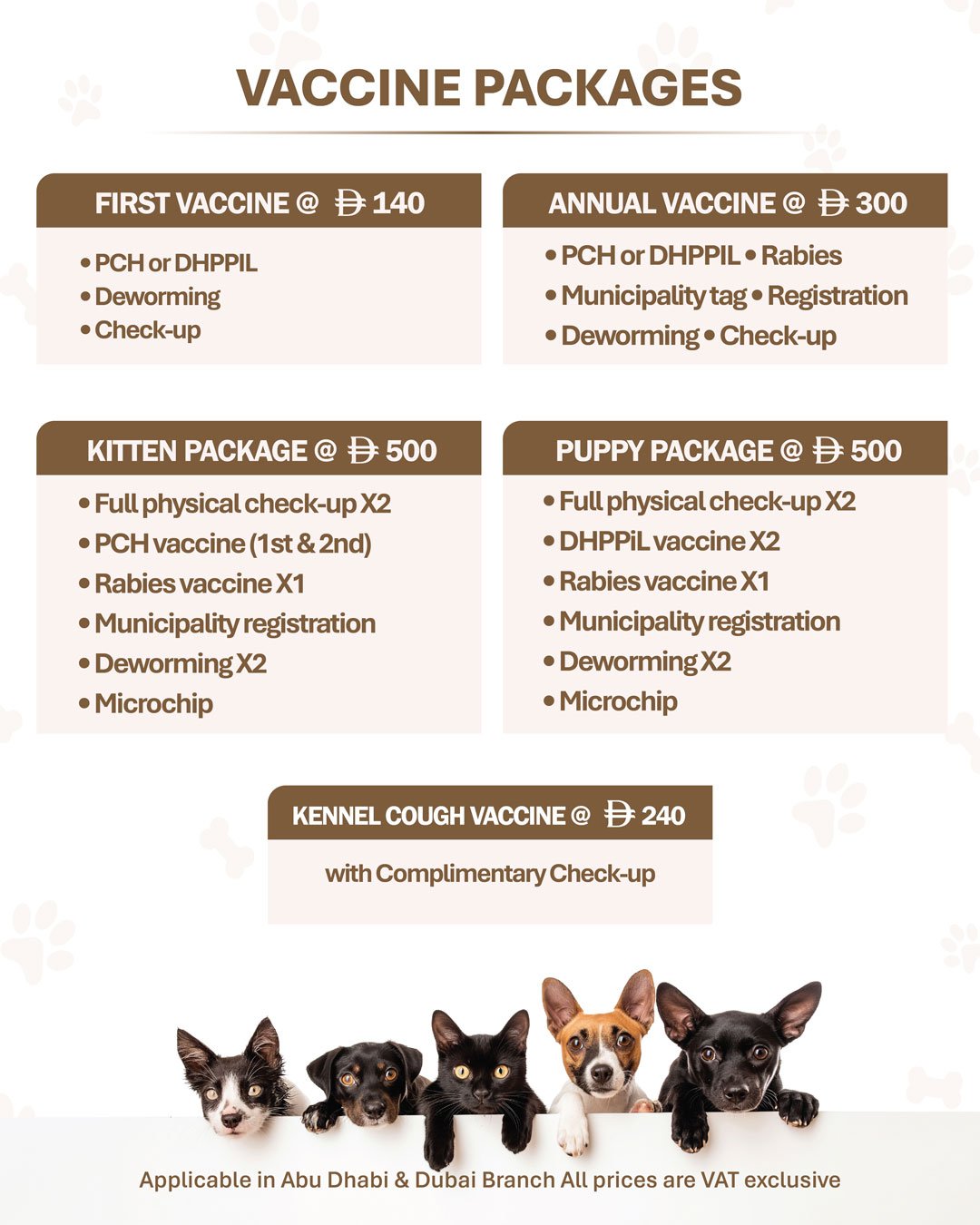 April Offer 2026 01 Veterinary Treatment Dubai